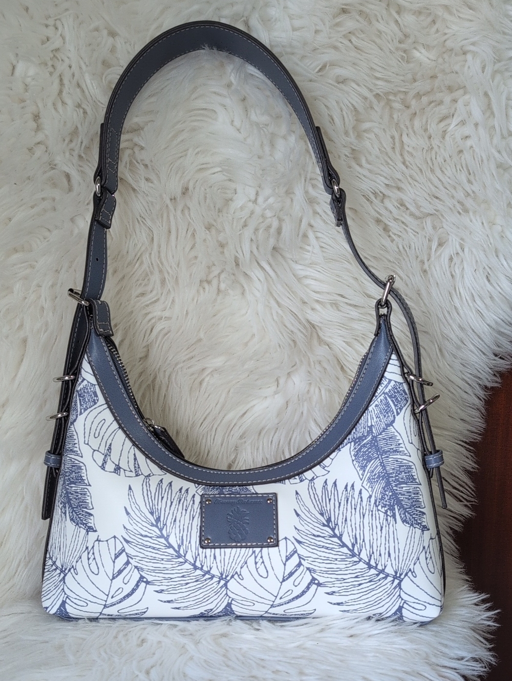 Tommy Bahama Debossed Logo Hobo Bag